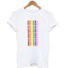 Women for women rainbow color printed T-shirt