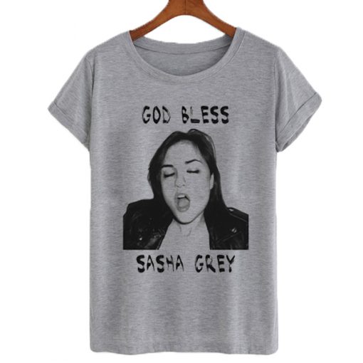 God Bless Sasha Grey Graphic T-shirt