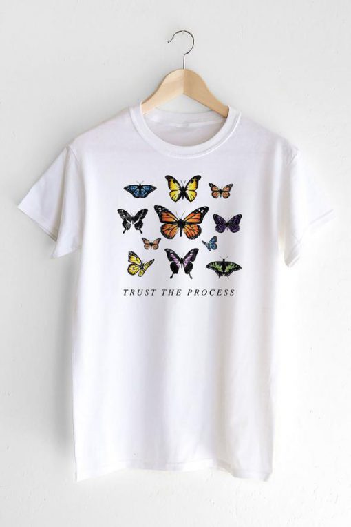 Trust the Process Butterfly T-shirt