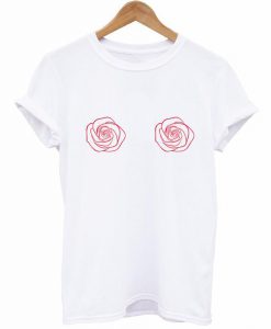 Red Roses Boobs T-Shirt