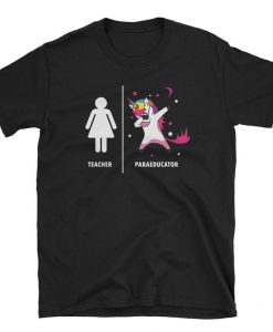 Paraeducator Dabbing Unicorn T-Shirt