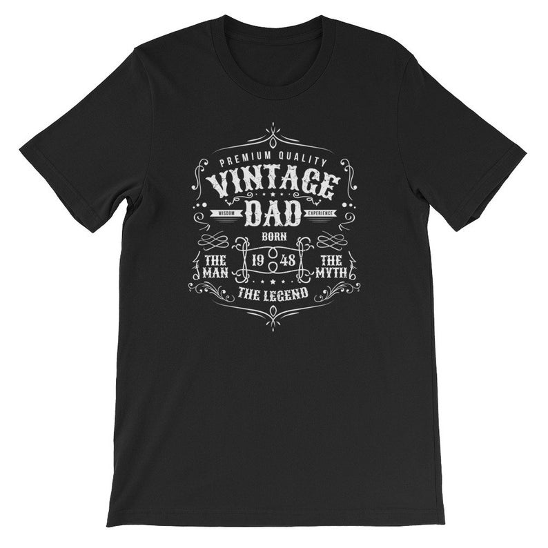 Vintage Dad Born 1948 T-Shirt