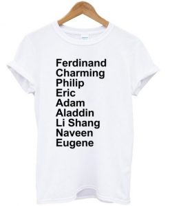 Disney Prince Name T-shirt