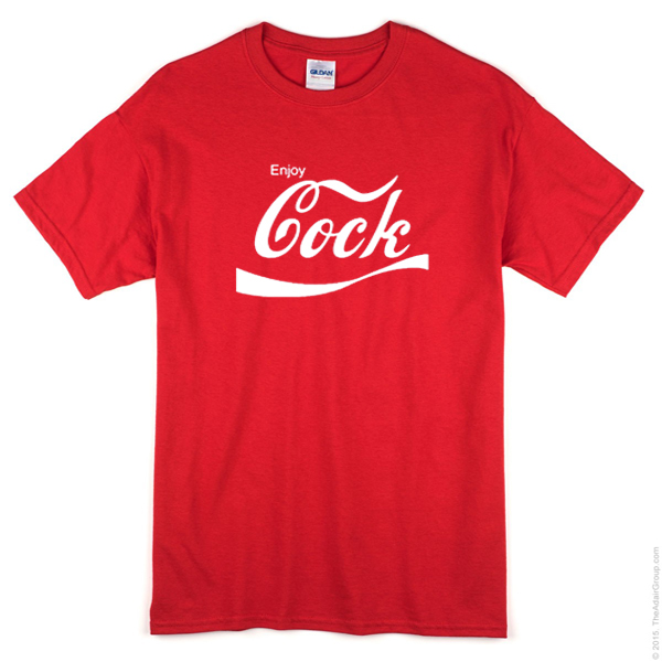Enjoy Cock Funny Coca Cola T-shirt