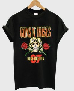 Guns N Roses Destruction 87 T-shirt