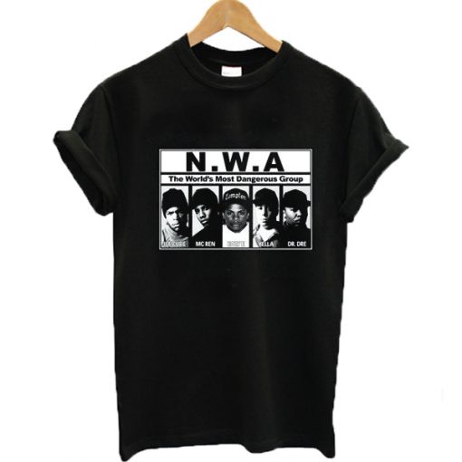 NWA The World Dangerous Group T-shirt