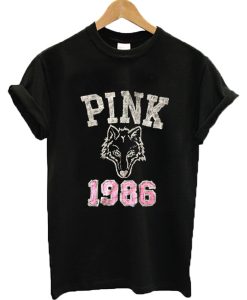 Pink 1986 Wolf T-shirt