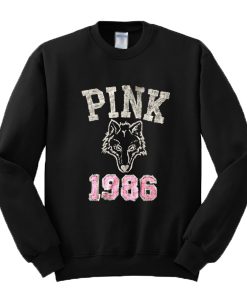 Pink Wolf Sweatshirt