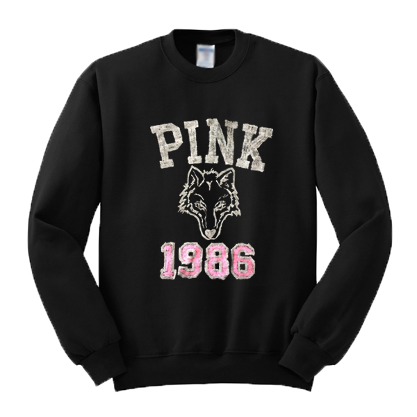 Pink Wolf Sweatshirt
