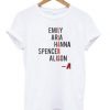 Pretty Little Liars Name T-Shirt