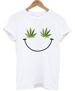 Weed Smiley T-shirt