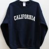 California Graphic Print Sweatshirt