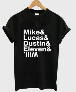 Stranger Things Cast Name T Shirt