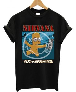 Bart Simpson Nirvana Nevermind T-shirt