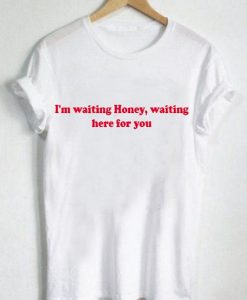 I'm waiting here for you honey T shirt