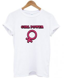 Girl power logo T shirt