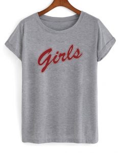 Girls red letters t-shirt