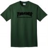 Green Thrasher skateboard Magazine T-shirt