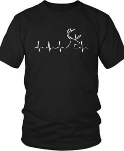 Hunting Heart Beat T shirt