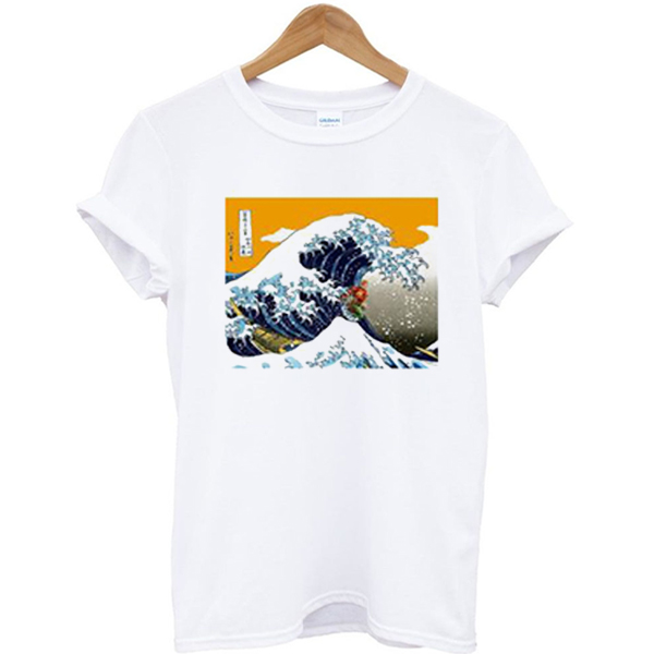 The great wave of kanagawa T-shirt