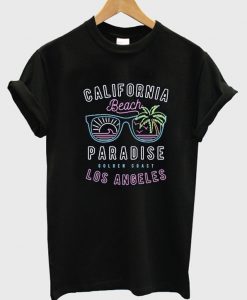 California Beach Paradise Golden Coast T-Shirt