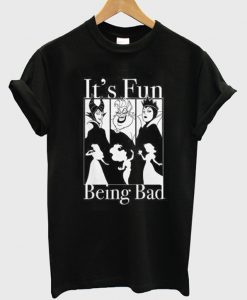 Disney Villains It's Fun Being Bad T-Shirt