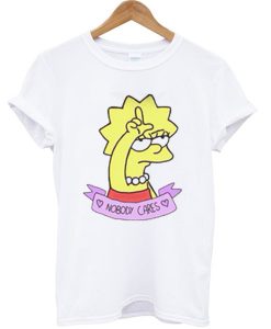 Lisa Simpson Nobody Cares T-shirt