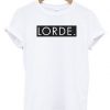 Lorde tshirt