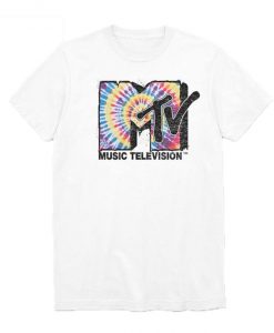 MTV Tie Dye Pattern T-Shirt