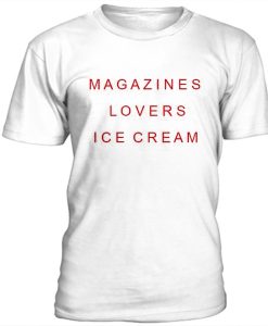 Magazines Lovers Ice cream t-shirt