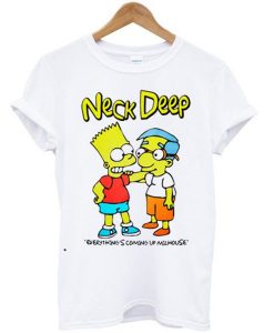 Neck Deep Bart Simpson T-Shirt
