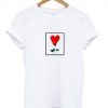 Rachel Green Rose Heart t-shirt