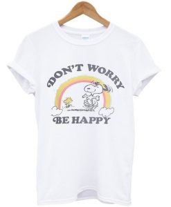 Snoopy don't worry be happy t-shirt