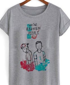 Twenty one pilots we're broken people t shirt