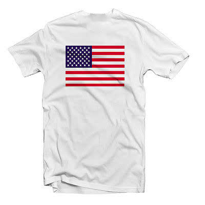 USA American Flag T-shirt