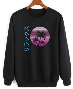 Japanese Vaporwave Aesthetic Sweatshirt