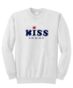 Kiss The Boys and Make Them Cry Pullover Sweatshirt