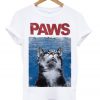 Grumpy Cat Paws Jaws Parody T-shirt