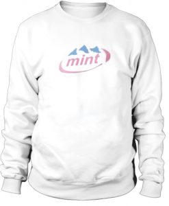 Mint Evian Logo Sweatshirt