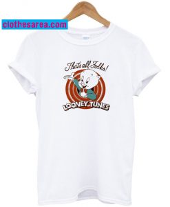 That's All Folks Looney Tunes T-Shirt