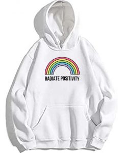Radiate Positivity Rainbow Hoodie