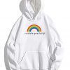Radiate Positivity Rainbow Pullover Hoodie