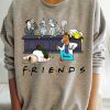 Futurama Family Guy Simpsons Rick And Morty Cartoon FRIENDS Sweatshirt 2
