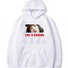 Life is Boring Mia Wallace Pulp Fiction Hoodie