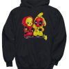 Pikapool Pikachu Pokemon and Deadpool hoodie