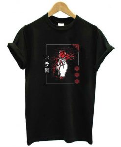 Japanese Gothic Red Rose T-Shirt