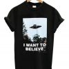 Josh Dun I Want To Believe UFO T-Shirt