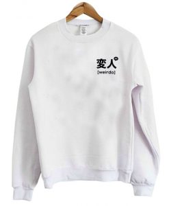Japanese Weirdo Pocket Print Sweatshirt