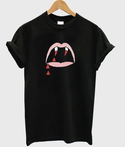 Blood Luster Vampire Fang T-shirt