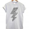 Harry Potter Lightning Bolt Spells T-Shirt